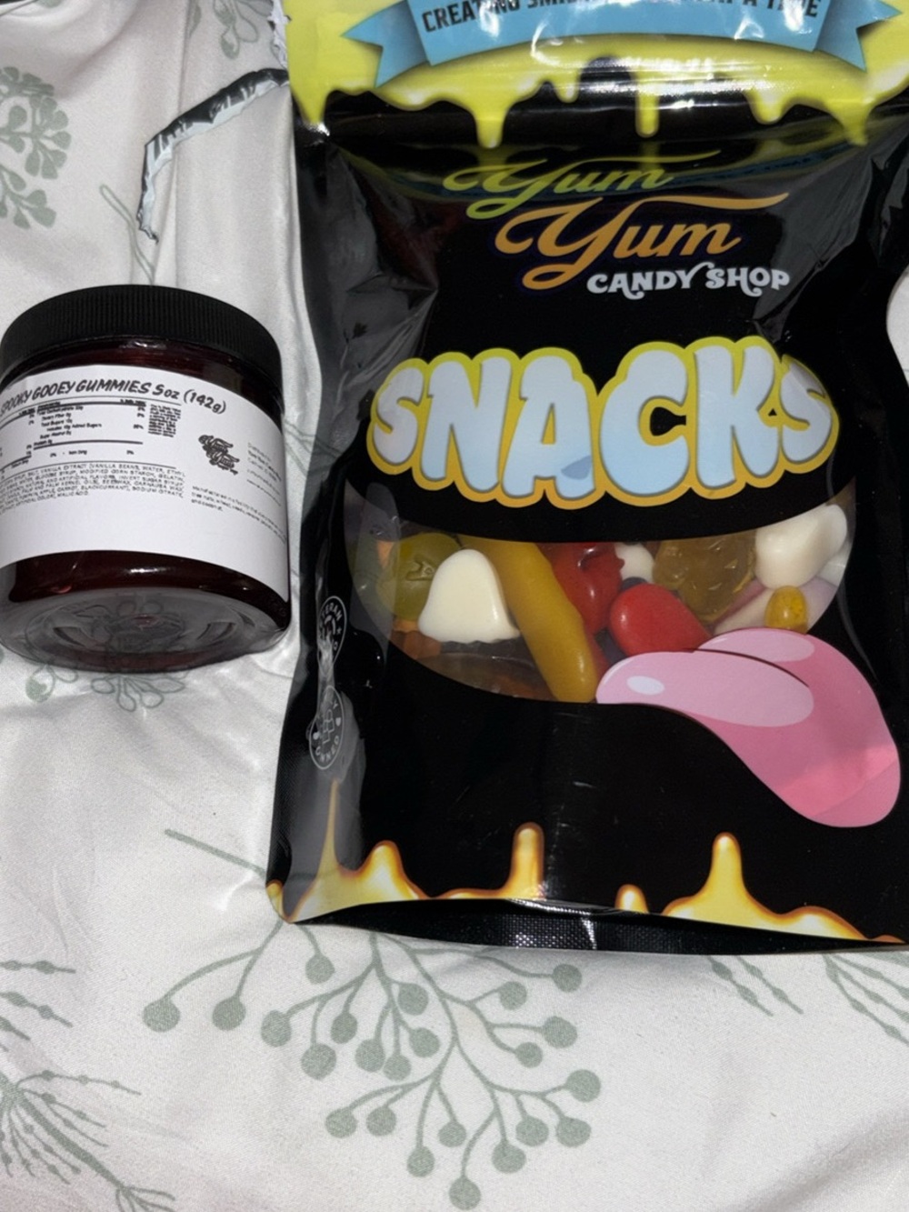 Halloween gummy candy mix and 5oz gooey candy NEW